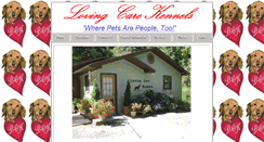 Desktop Screenshot of lovingcarekennels.net